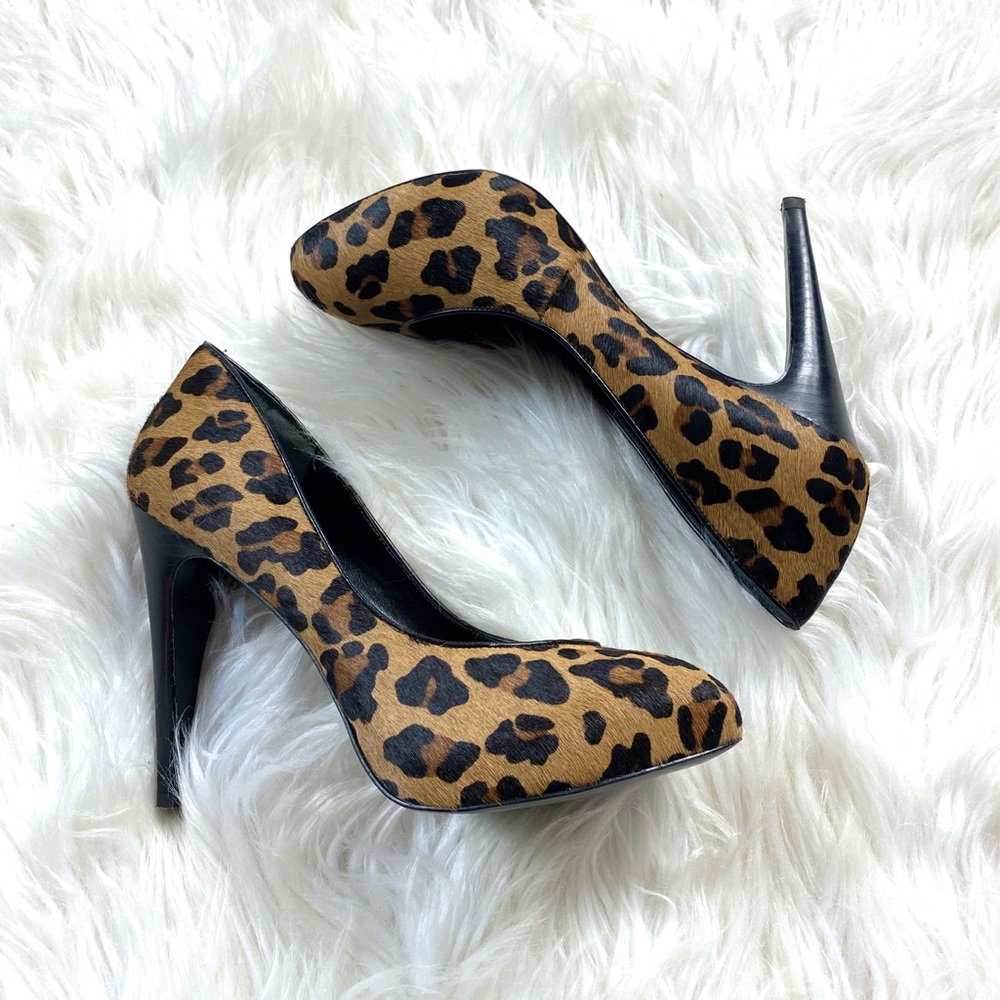 BCBG Generation Leopard Print Brady Pups Calf - Picture 1 of 7